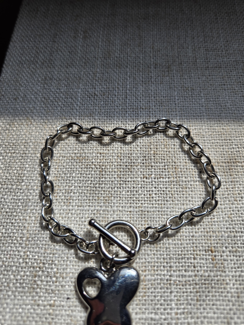 Butterfly Toggle Chain Bracelet - Picture 2 of 6